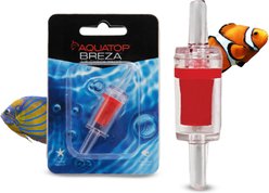 Aquatop Aquarium Air Check Valve, Red/White, 2-in