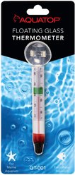 Aquatop Floating Glass Thermometer with Suction Cup Mount