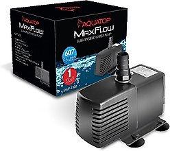 Aquatop MaxFlow Submersible Aquarium Pump, 607 GPH
