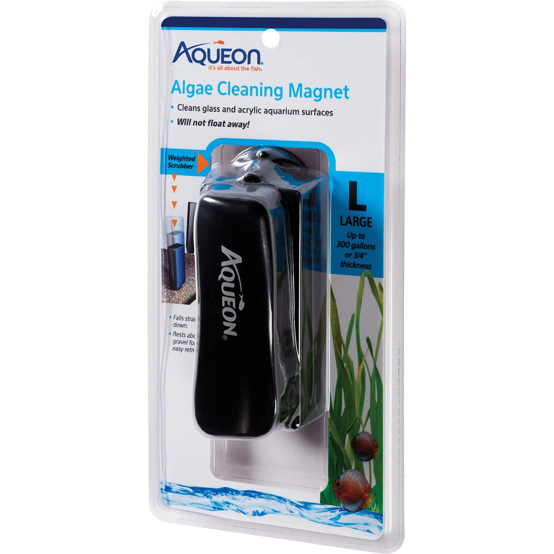 Aqueon Algae Cleaning Magnet for Aquariums, Large