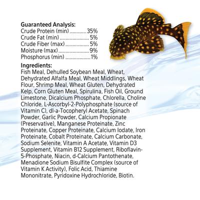 Show full view: Aqueon Algae Rounds Bottom Feeder Fish Food, 3-oz bag slide 4 of 7