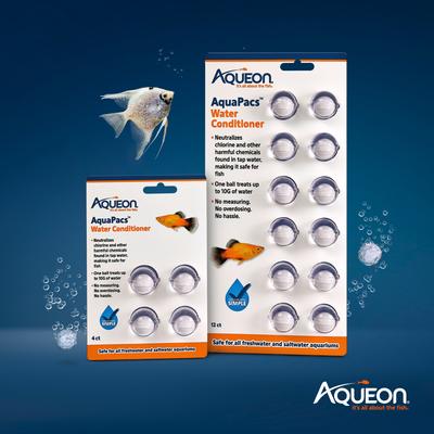 Show full view: Aqueon AquaPacs Aquarium Water Conditioner, 4 pack, 10-gal slide 6 of 11