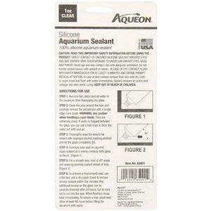 Aqueon Aquarium Silicone Sealant, Clear, 1-oz tube