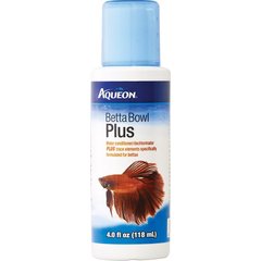 Aqueon Betta Bowl Plus Water Conditioner, 4-fl oz bottle