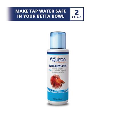 Show full view: Aqueon Betta Bowl Plus Water Conditioner, 4-fl oz bottle slide 4 of 10