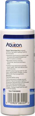 Show full view: Aqueon Betta Bowl Plus Water Conditioner, 4-fl oz bottle slide 3 of 10