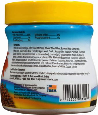 Show full view: Aqueon Color Enhancing Betta Fish Food, 0.95-oz bottle slide 2 of 9