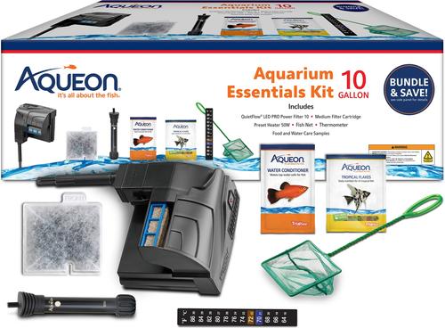 Show full view: Aqueon Fish Aquarium Essentials Kit, 10-gal slide 2 of 10
