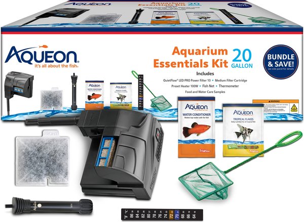Aqueon Fish Aquarium Essentials Kit