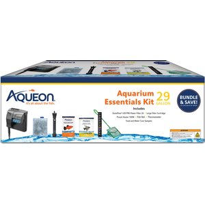 Aqueon Fish Aquarium Essentials Kit, 29-gal