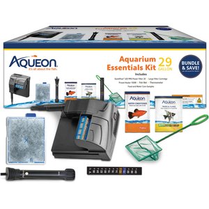 Aqueon Fish Aquarium Essentials Kit, 29-gal