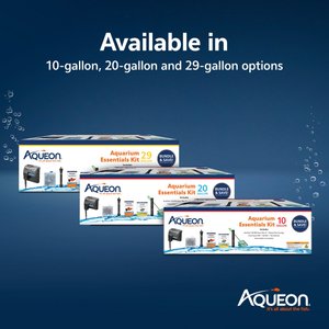 Aqueon Fish Aquarium Essentials Kit, 29-gal