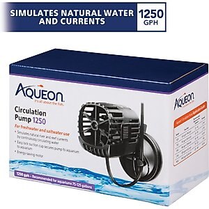 Aqueon Freshwater & Saltwater Circulation Aquarium Pump, 1250 GPH