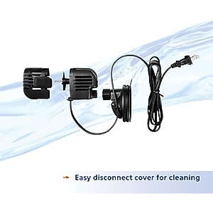 Aqueon Freshwater & Saltwater Circulation Aquarium Pump, 1250 GPH