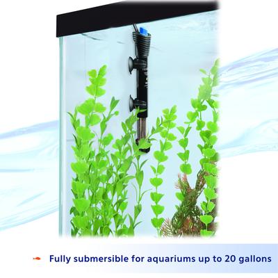 Show full view: Aqueon Glass Adjustable Aquarium Heater, 100-watt slide 5 of 12