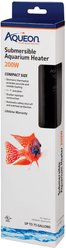 Aqueon Glass Adjustable Aquarium Heater, 200-watt