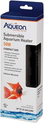Aqueon Glass Adjustable Aquarium Heater, 50-watt