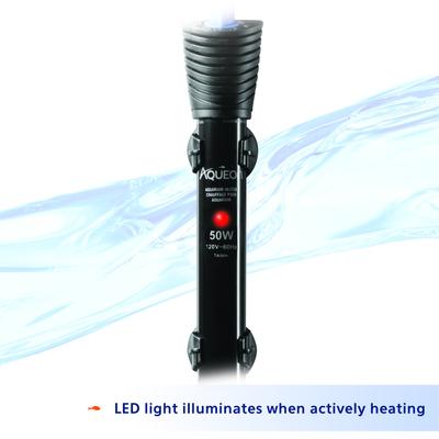 Show full view: Aqueon Glass Adjustable Aquarium Heater, 50-watt slide 4 of 12