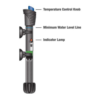 Show full view: Aqueon Glass Adjustable Aquarium Heater, 50-watt slide 8 of 12