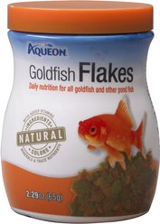 Aqueon Goldfish Flaked Fish Food, 2.29-oz jar