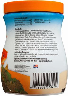Show full view: Aqueon Goldfish Flaked Fish Food, 2.29-oz jar slide 7 of 11