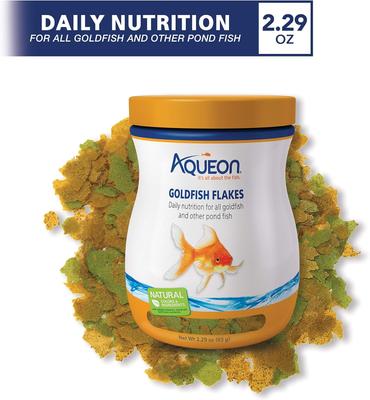 Show full view: Aqueon Goldfish Flaked Fish Food, 2.29-oz jar slide 3 of 11