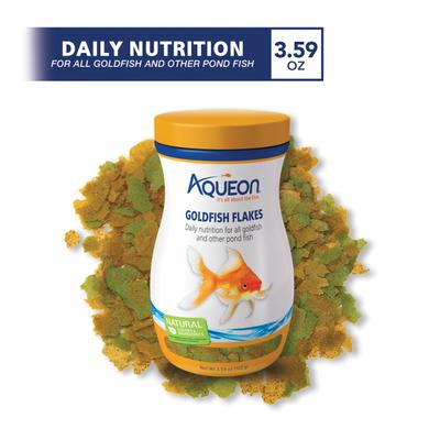 Show full view: Aqueon Goldfish Flaked Fish Food, 3.59-oz jar slide 2 of 10