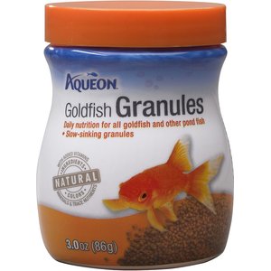 Aqueon Goldfish Granule Fish Food, 3-oz jar