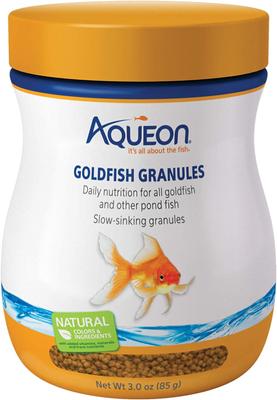 Show full view: Aqueon Goldfish Granule Fish Food, 3-oz jar slide 3 of 10