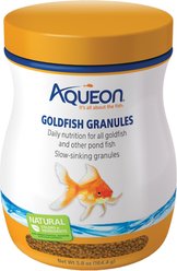 Aqueon Goldfish Granule Fish Food, 5.8-oz jar