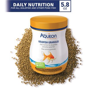 Aqueon Goldfish Granule Fish Food, 5.8-oz jar
