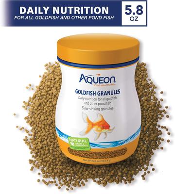 Show full view: Aqueon Goldfish Granule Fish Food, 5.8-oz jar slide 7 of 12