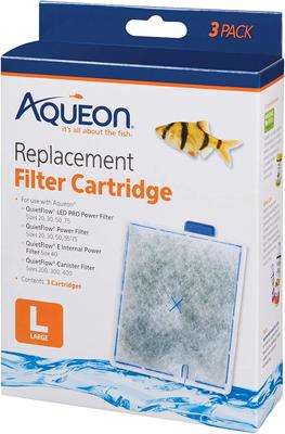 Show full view: Aqueon Large Filter Cartridge Replacement, 3 count slide 1 of 13