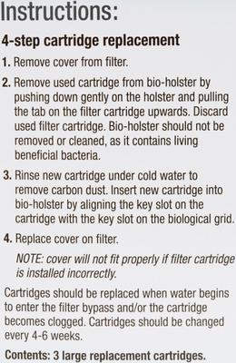 Show full view: Aqueon Large Filter Cartridge Replacement, 3 count slide 3 of 13