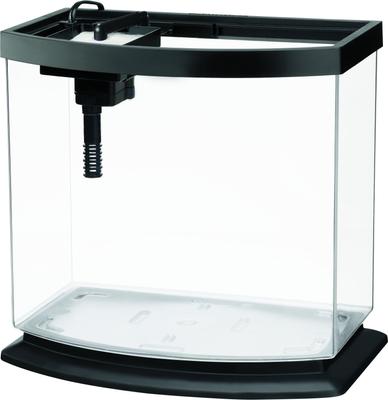 Show full view: Aqueon LED MiniBow SmartClean Fish Aquarium Kit, Black, 2.5-gal slide 4 of 11