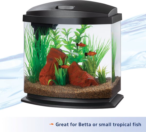 Aqueon LED MiniBow SmartClean Fish Aquarium Kit