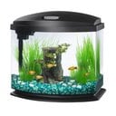 Aqueon LED MiniBow SmartClean Fish Aquarium Kit, Black, 5-gal