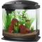Show in main carousel: Aqueon LED MiniBow SmartClean Fish Aquarium Kit, Black + Galapagos Aquarium Sea Glass slide 2 of 6