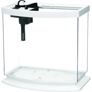 Aqueon LED MiniBow SmartClean Fish Aquarium Kit, White, 2.5-gal