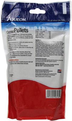 Show full view: Aqueon Mini Cichlid Pellet Fish Food, 4.5-oz jar slide 2 of 10