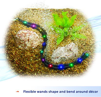 Show full view: Aqueon Multi-Color Flexible LED Bubble Wand Aquarium Light, 14-in slide 5 of 9