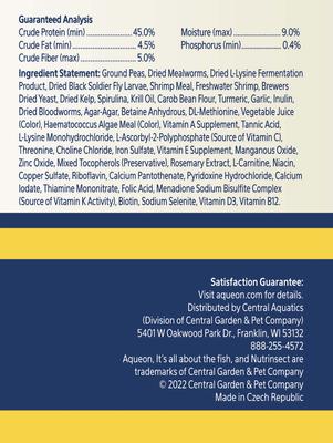 Show full view: Aqueon Nutrinsect Fish-Free Fish Food Betta Pellets, 1.41-oz slide 7 of 8