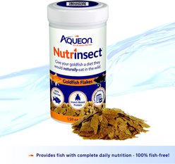 Aqueon Nutrinsect Fish-Free Fish Food Goldfish Flakes, 1.59-oz slide 2 of 7