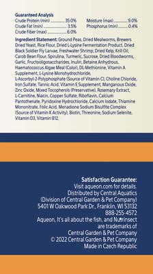 Show full view: Aqueon Nutrinsect Fish-Free Fish Food Goldfish Flakes, 1.59-oz slide 6 of 9