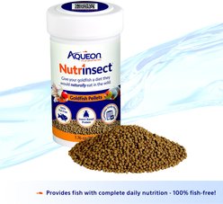 Aqueon Nutrinsect Fish-Free Fish Food Goldfish Pellets, 1.76-oz slide 2 of 7