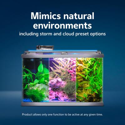 Show full view: Aqueon OptiBright SMART LED Light Fixture, Black, 48 to 54-in slide 4 of 12