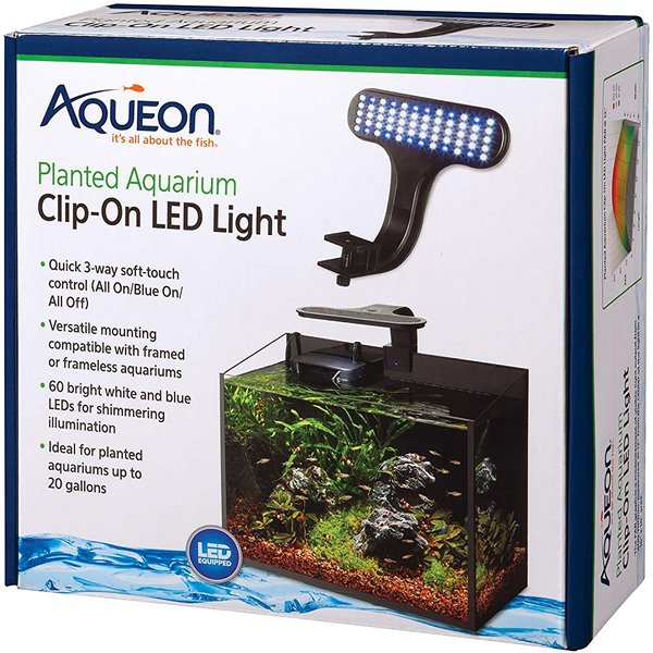 Aqueon Freshwater Aquarium Clip-On LED Light