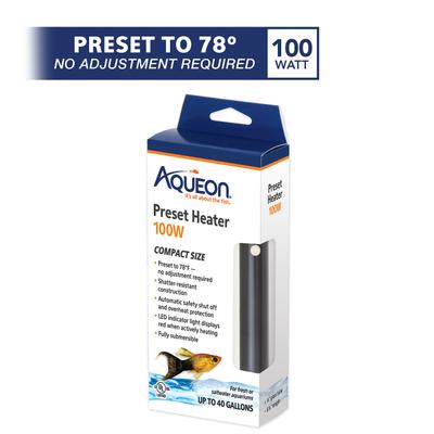 Show full view: Aqueon Preset Aquarium Heater, 100-watt slide 2 of 13