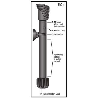 Show full view: Aqueon Preset Aquarium Heater, 150-watt slide 8 of 13