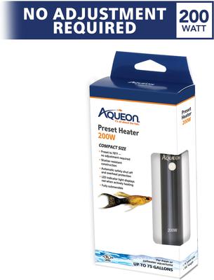 Show full view: Aqueon Preset Aquarium Heater, 200-watt slide 2 of 13